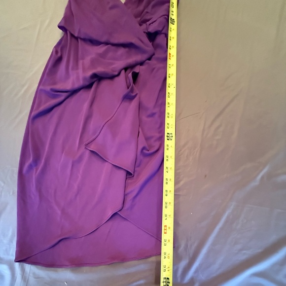 Haute Hippie Purple Kaitlin Drape Front Dress Size XS MSRP $395 - Picture 7 of 8